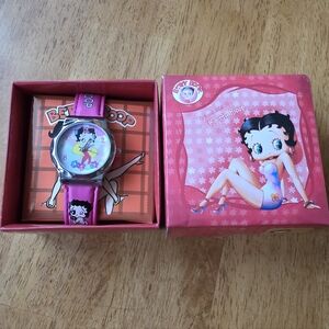 Betty Boop Vintage Ladies Watch - Fuschia Pink
